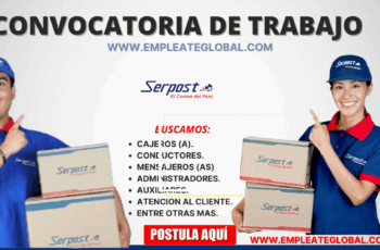CONVOCATORIA DE TRABAJO – SERPOST S.A